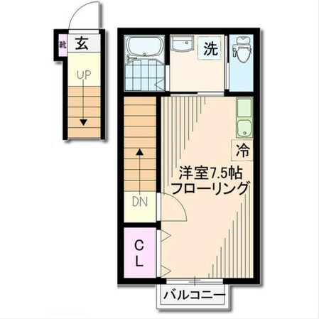 ＫハウスⅡの物件間取画像